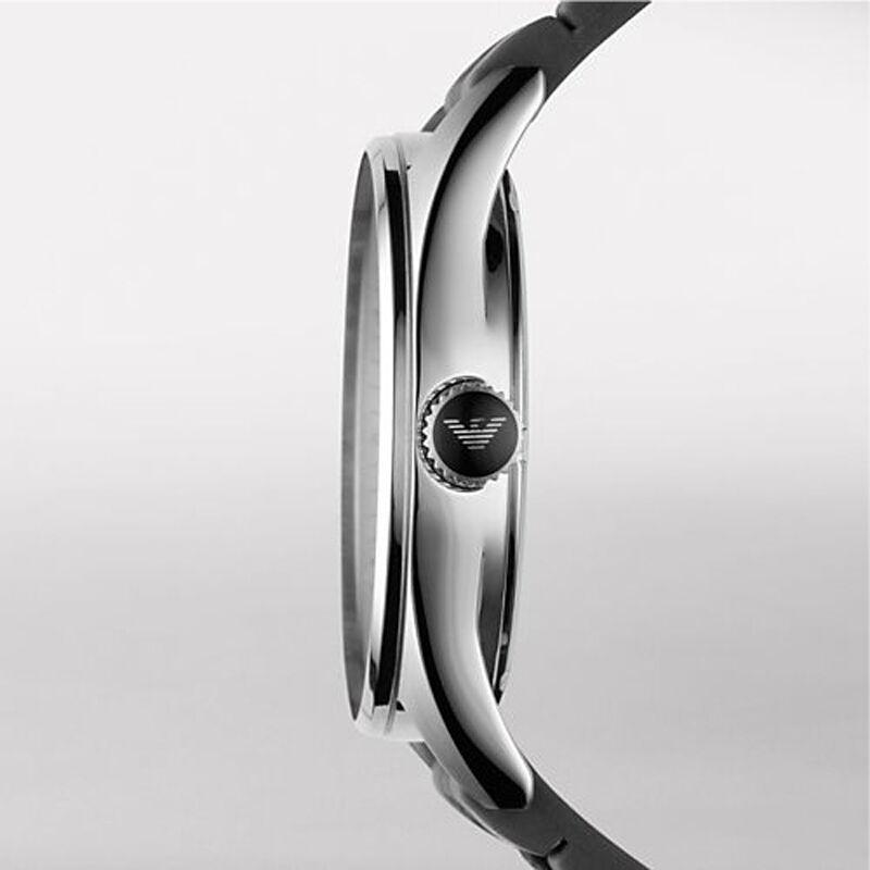 阿玛尼(EMPORIO ARMANI)手表 休闲时尚瑞士品牌橡胶表带石英表 男 女 情侣款 AR5878
