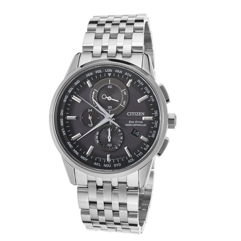 citizen西铁城手表时尚商务光动能男士腕表机械表男at811061e