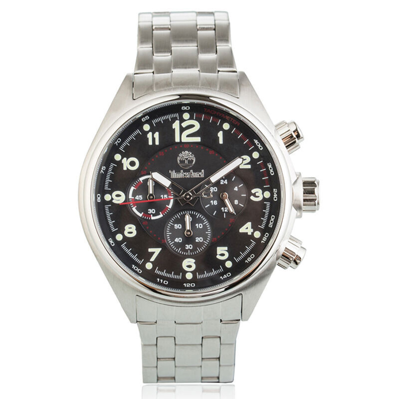 timberland添柏岚手表运动时尚欧美品牌钢带圆盘男士石英表13675js61m