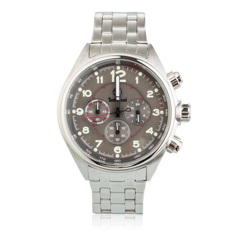 timberland添柏岚手表运动时尚欧美品牌钢带圆盘男士石英表13675js61m