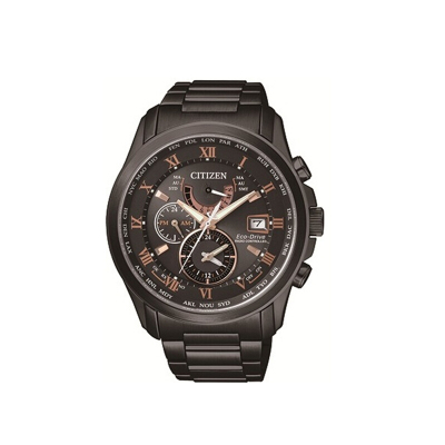 西铁城(CITIZEN)手表 时尚日韩品牌光动能电波系列男士手表 AT9085-53E
