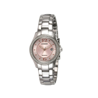 西铁城(CITIZEN)手表时尚水晶光动能女表FE1140-51X