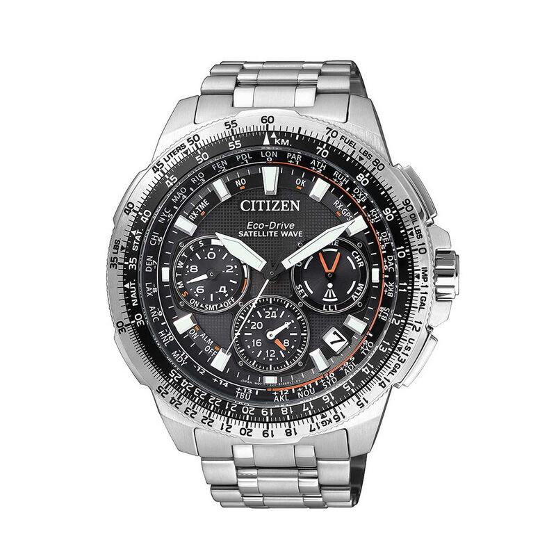 (CITIZEN)西铁城手表运动时尚光动能金属表带机械男士腕表 CC9020-54E