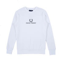 Fred Perry 春秋款男装 套头情侣衫 纯色印花LOGO卫衣款式 女 通用款 M3584