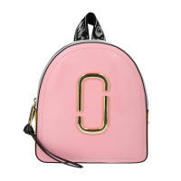 玛亚科布(Marc Jacobs)MJ女包 时尚女士甜美淑女粉色可爱牛皮双肩包 拉链背包 M0013992