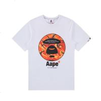 AAPE 日本潮牌 纯棉印花logoT恤 女 通用款 男 AATEM0207