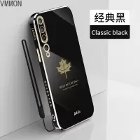 VMONN小米10手机壳网红女款枫叶小米10s直边电镀硅胶软壳10pro手机套潮牌男10青春个性情侣镜头全包防摔保护