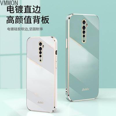 VMONNopporeno2手机壳女款电镀硅胶软壳OPPO Renoz手机套新款情侣高级外reno2z保护套reno