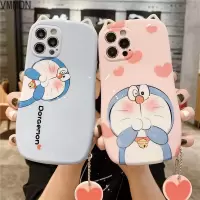VMONN挂坠哆啦A梦12Pro Max适用苹果11手机壳硅胶XS MAX全包镜头iPhoneX防摔XR情侣8plus女