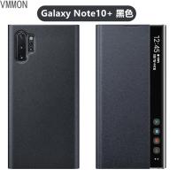 VMONN 三星note10/10+/plus手机壳翻盖式保护皮套全包边防摔薄硅胶个性