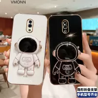 VMONN适用OPPORENO宇航员电镀隐形折叠支架手机壳卡通可爱PCAM00创意新款立体高级保护套reno升级摄像头
