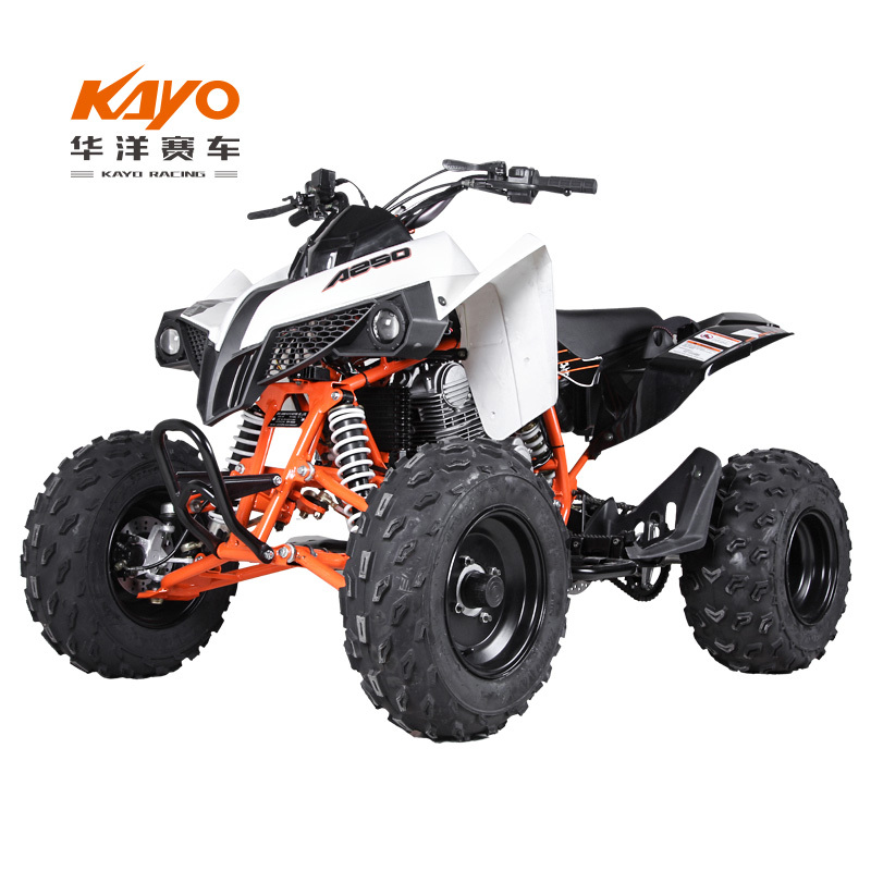 华洋摩托2017款四轮越野沙滩车a250油冷电启动全地形场地竟技250cc