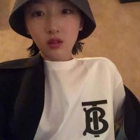 子沫雨JMOORY2020夏季新款时尚明星同款字母情侣T恤男女通穿