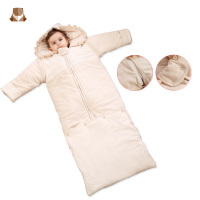安哆啦贝比anduolabb 婴幼儿睡袋彩棉加厚加长款型 婴儿睡袋儿童防踢被 冬季 #A8018 b