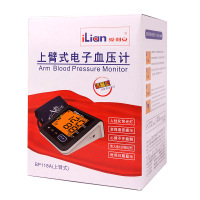 爱利安(iLian)电子血压计 BP-118A 上臂式 智能测量 背光语音播报 高血压报警 心率不齐检测