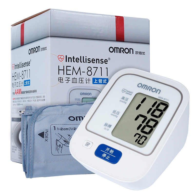 欧姆龙 Omron 血压计hem 8711 欧姆龙 Omron 电子血压计hem 8711 上臂式 7124 71同款智能加压高血压 报警多组记忆 价格图片品牌报价 苏宁易购利安医疗器械专营店