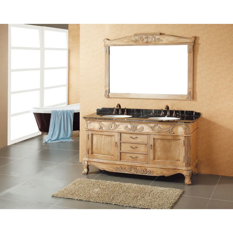 浴室柜 镜柜 马可波罗卫浴 洗漱台 天然大理石 欧式风格图片