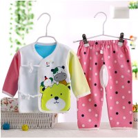 新生儿衣服0-3个月2017新品简约可爱小清新多款多色可选婴儿内衣套装和尚服秋季宝宝秋装秋衣秋裤