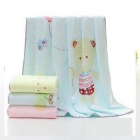 浴巾新生婴儿浴巾宝宝童被盖毯正方形比纱布柔软吸水亲肤2017新品简约小清新多款多色可选