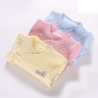 新生儿保暖内衣套装0-3个月6初生婴儿衣服加厚宝宝和尚服2017新品清爽简约纯色小清新多款多色可选