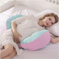 孕妇枕头护腰侧睡枕多功能孕妇抱枕睡枕垫腰靠垫用品可拆洗2017新品简约可爱纯色粉色小清新多款多色可选