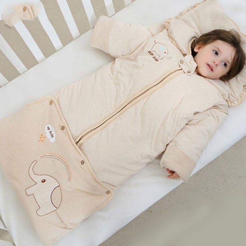 12345岁宝宝婴儿睡袋春款新生儿童防踢被冬季宝宝睡袋2017年春季上