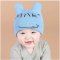 婴儿帽子新生儿帽子凉帽套头帽0-3-6-12个月春秋季男女宝宝帽可爱卡通小动物印花字母简约韩版圆顶帽