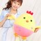 小鸡毛绒玩具公仔布偶娃娃玩偶抱枕可爱黄鸡创意儿童女孩生日礼物2017新品可爱卡通男女宝宝玩偶小孩子