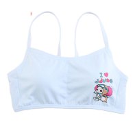 女童内衣小背心发育期大童吊带少女女孩夏季儿童文胸中小学生2017新品夏季可爱卡通简约小清新女孩子背心