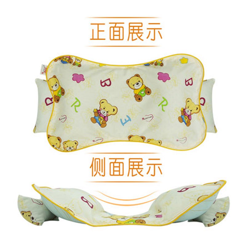 2017新品婴儿宝宝新生儿纠正偏头矫正防偏头0-6个月-1岁定型枕头夏季可爱卡通简约小清新印花枕头