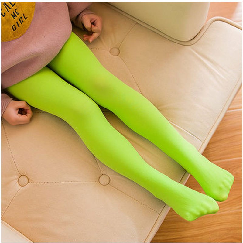 2条装女童连裤袜春秋儿童舞蹈袜子白色薄款夏季连脚袜丝袜女宝宝打底