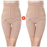 2017新品春夏季不卷边平脚款提臀无痕塑身裤产后收腹裤收胃束腰收腹内裤女简约纯色多款可选夏天内裤