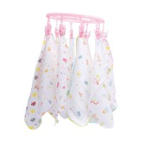 2017新品夏季纱布口水巾婴儿毛巾新生儿洗脸巾宝宝小方巾超软儿童手绢10条可爱卡通简约小清新多款多色可选