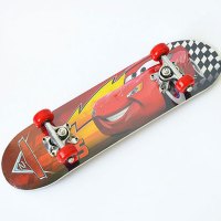 2017新品夏季可爱卡通儿童初级板60cm铝支架枫木四轮滑板 儿童双翘板 枫木滑板初级板简约小清新多款多色可选