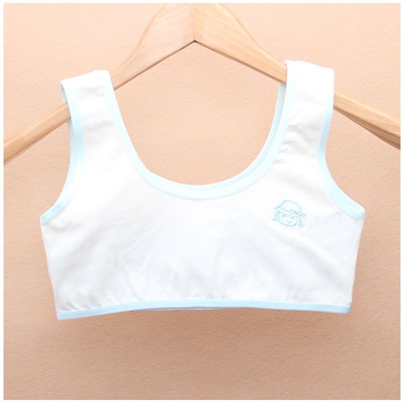 萌穗婴童马甲/背心 女童小背心9女生10内衣11发育期8-12岁裹胸中大童
