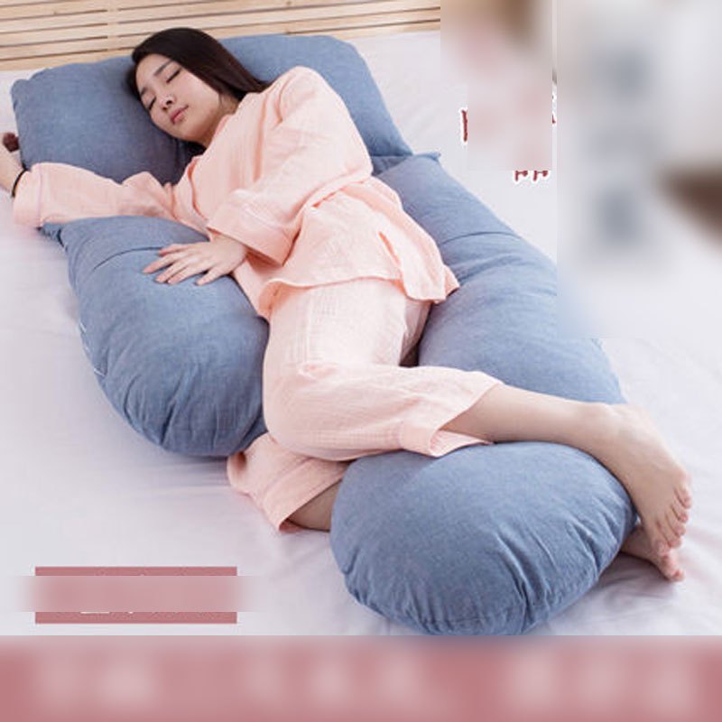 孕妇护腰枕妈咪用品当季新品孕妇枕头夏季护腰侧睡枕 垫脚枕芯抱枕靠枕托腹用品u型多功能枕简约多款多色可选