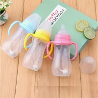 奶瓶宽口径婴儿防摔奶瓶塑料奶瓶宝宝防胀气硅胶新生儿奶瓶当季新品婴童喂哺用品宝宝奶瓶适用于0-3岁