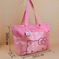 Hellokitty卡通动漫轻便可爱妈咪包宝妈单肩斜跨包待产母婴通用包手提包旅行包