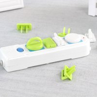 插座保护盖简约小清新儿童防触电插座塞小孩婴儿宝宝用品电源插座防护盖