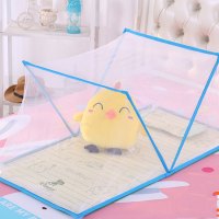 婴儿床蚊帐罩儿童宝宝带支架幼儿园小床小蚊罩通用可折叠初生男女宝宝床上用品
