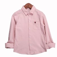 童装男童衬衫长袖薄款新款中大童春秋儿童清新简约小男孩4-9-12-15岁上衣婴童服装衬衫