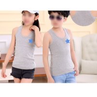 儿童背心男童女童小吊带中大童小孩宝宝内衣夏季女孩打底小背心简约小清新婴童工字背心