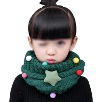 韩版秋冬可爱儿童围巾宝宝冬季保暖毛线脖套男童女童婴儿围脖简约配饰婴童围巾