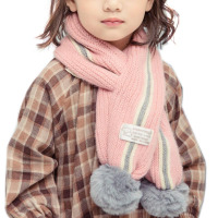 秋冬季儿童围巾男童女童围脖婴儿宝宝小孩韩版春秋毛线可爱小清新配饰婴童围巾