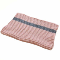 韩版婴儿围巾秋冬季男童女宝宝拼色保暖毛线围脖儿童百搭脖套简约清新婴童围巾