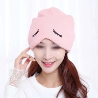 加厚保暖月子帽子秋冬款 产妇产后用品冬天孕妈 妈包头帽简约清新产妇帽子