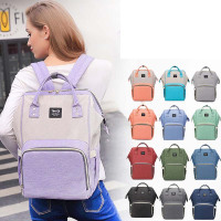 简约清新妈妈包母婴包妈咪包多功能大容量双肩包婴儿外出背包通用孕产妇用品妈咪包