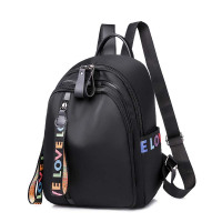 双肩包女韩版百搭休闲牛津帆布包女士旅行小背包妈咪包简约便携原产房用品装奶瓶用品包包