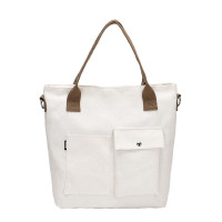 帆布包女单肩韩版百搭包原宿日系手提大包简约小清新母婴包装奶瓶妈咪包通用孕产妇用品