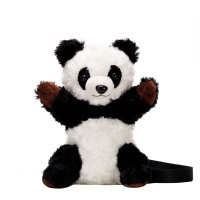 熊猫包包毛绒迷你包儿童个性百搭韩版可爱包通用简约装纸巾母婴包妈咪包孕产妇用品